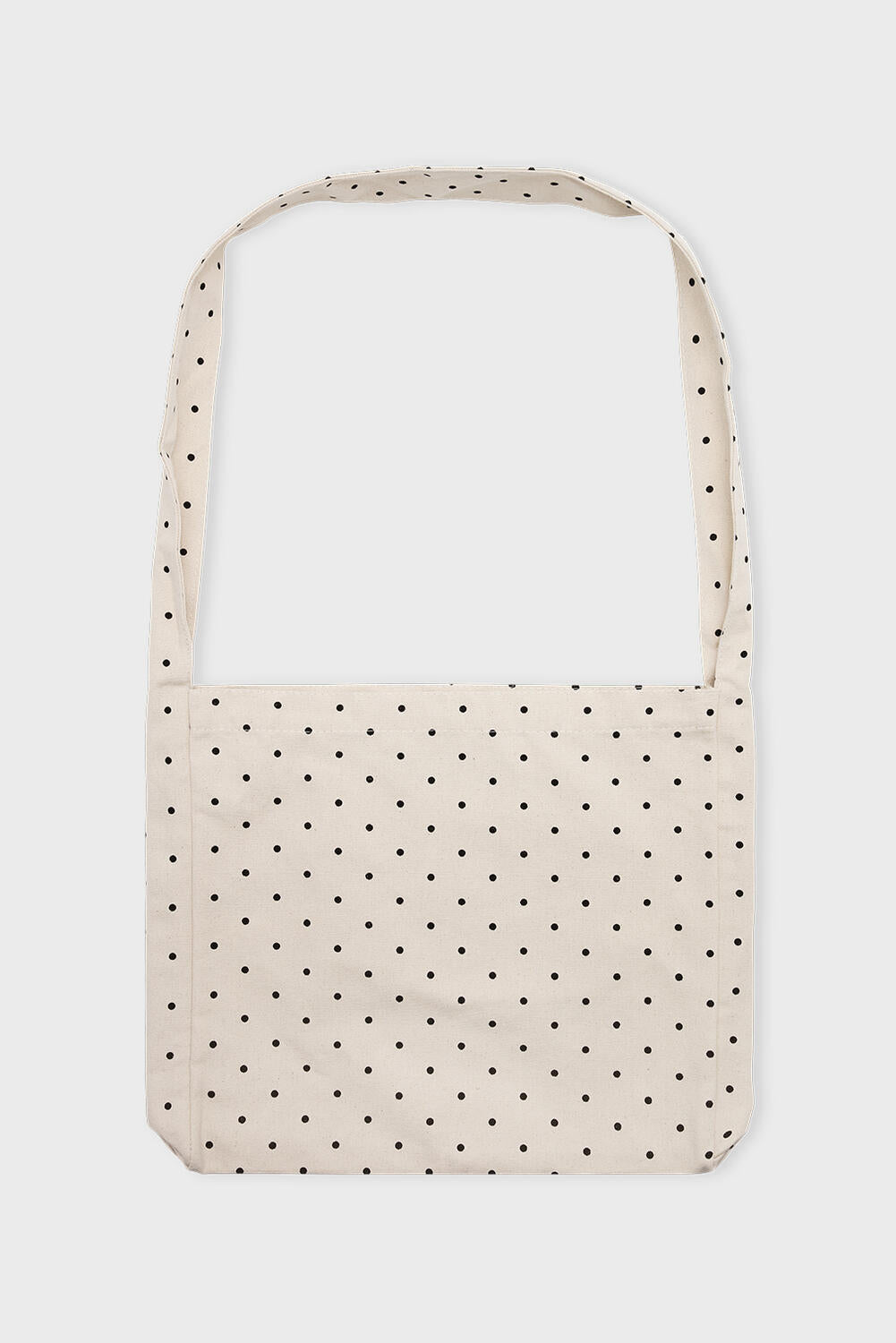 Dotted crossbody taske - Ecru/Black dots
